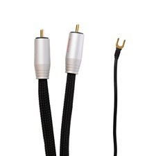 Pangea Audio Premier XL Turntable Record Player Cable RCA To RCA 1.25 Meter