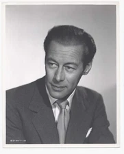 Rex Harrison 1951 Columbia PICTURES Original 8x10 Portrait HANDSOME Coburn