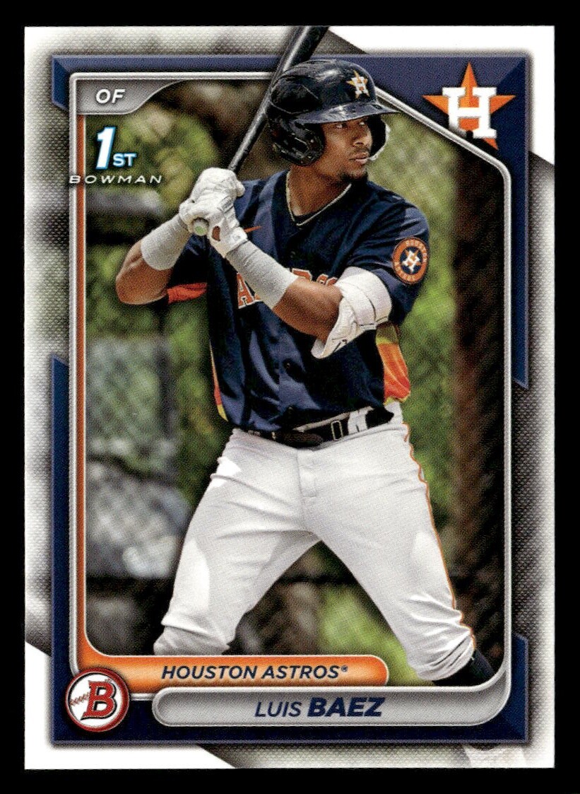 2024 Bowman Baseball Luis Baez #BP-66 Prospects 1st Bowman Houston Astros