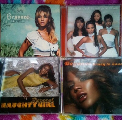 BEYONCE - (4) CDs - B'DAY Deluxe Ed, Naughty Girl, Crazy in Love, Destinys Child