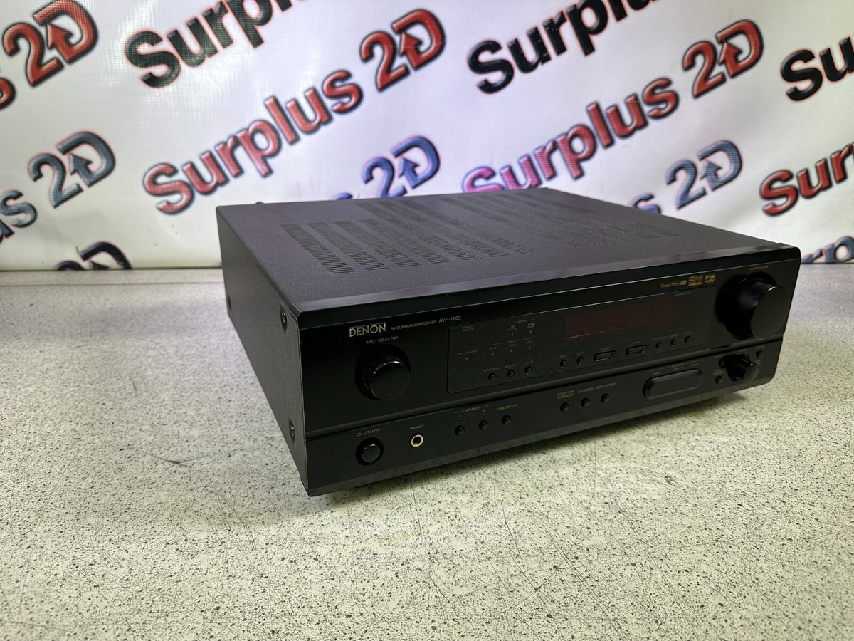Denon AVR-1603 Dolby Digital AV Surround Receiver | eBay