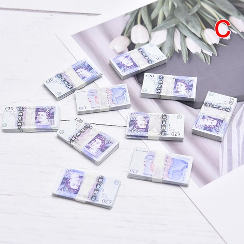 10 Bundles 1:12 Dollhouse Miniature Play Money Banknotes Decor for Accessor _yi - Picture 10 of 14