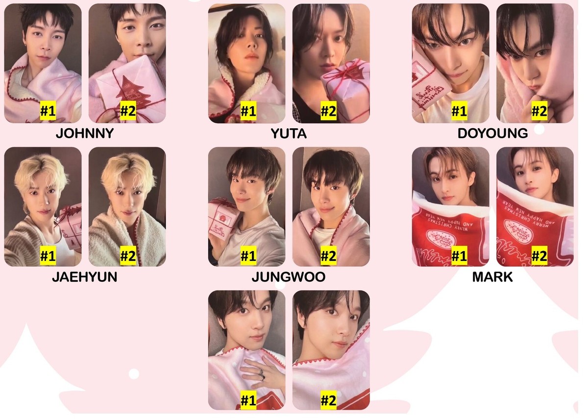 NCT 127 2024 PINK CHRISTMAS RANDOM PACK OFFICIAL PHOTOCARD PC | eBay