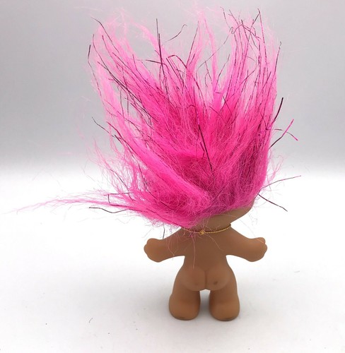 Muñeca Troll Russ SPARKLING GOOD LUCK de Colección con Etiqueta Pelo Rosa - Imagen 3 de 4