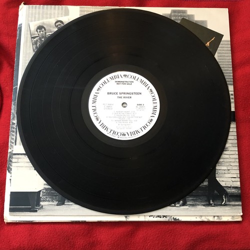 BRUCE SPRINGSTEEN - THE RIVER (LP) ORIGINAL WHITE LABEL PROMO W/Gold Stamp Promo - Picture 5 of 12