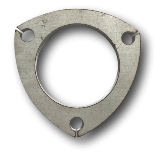 EXHAUST FLANGE PLATE 2 1/2" 3 BOLT STAINLESS STEEL 78bc - Picture 3 of 3