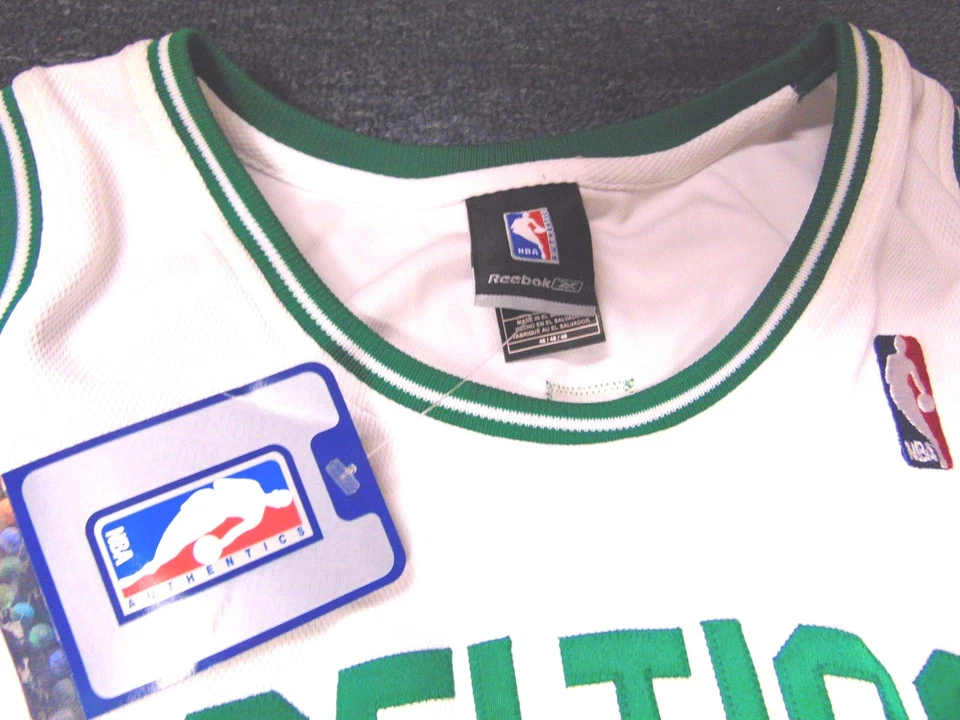 CAMISETA VINTAGE REEBOK NBA BOSTON CELTICS AUTÉNTICA AUTO AL JEFFERSON TALLA 48 Foto 4 de 4