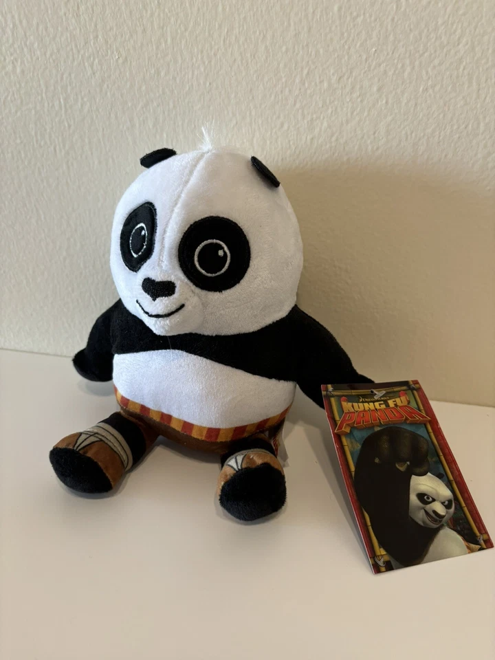 Nuevo Kung Fu Panda Peluche 6" Juego Completo De 3 Dreamworks Juguete Fábrica Foto 2 de 4
