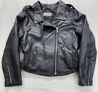 <!--F#f_0-->Vintage Steer Brand USA Leather Motorcycle Jacket Size 42 American Easy Rider<!--F/-->