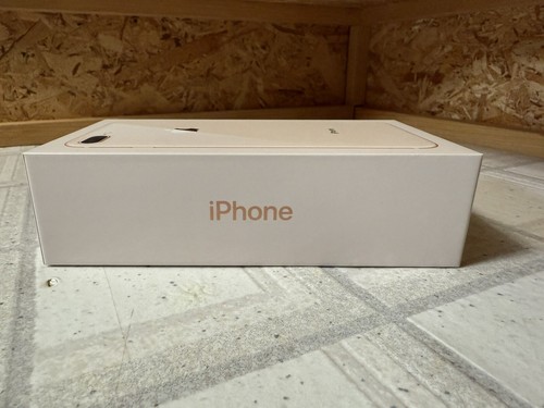 APPLE IPHONE 8 PLUS GOLD 64GB BOX ONLY W/ INSERTS MANUAL STICKERS PLUG & CORD - Photo 4 sur 8