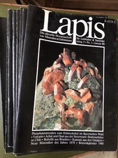 Lapis Mineralienmagazin 11 Zeitschriften kompletter Jahrgang 1980 TOP Hefte!!
