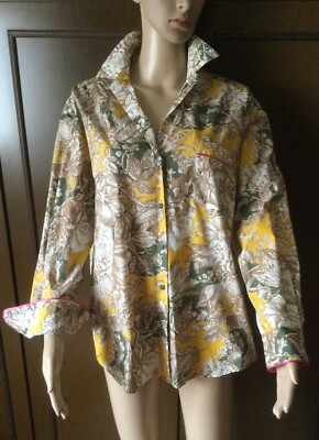 Shirt in cotton WEEKEND Woman, yellow camel green, size IT 44 DE 40 US 10 GB 12