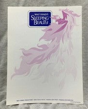 Sleeping Beauty Maleficent 5 RARE Disney Studio Letterhead 1970 original sheets 