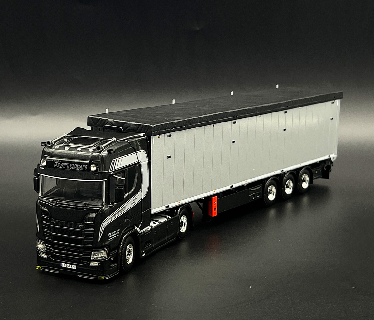 自動車 WSI 01-3299 SCANIA HIGHLINE+TRAILER 1/50 Norsk Saneringsservice; SCANIA R HIGHLIN | WSI Models