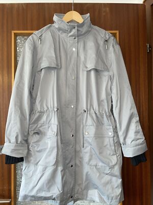 Joseph Janard Mantel Gr.38 Damen Jacke Parka Kaschmir Wolle Grau TOP