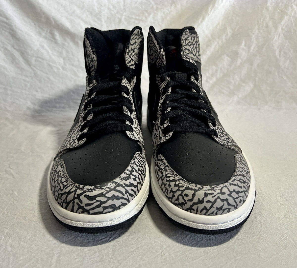 Size 11 - Jordan 1 Retro High Black Elephant 2016 884498606841| eBay