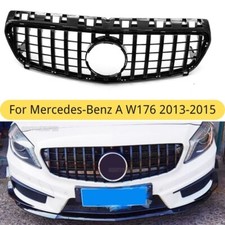 GT Stil Frontgrills Schwarz  Kühlergrill Für Mercedes Benz A Klasse W176 2013-16