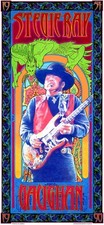Stevie Ray Vaughn -1990 Tribute - Reprint - By Bob Masse - 24 x 13 1/2