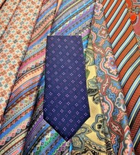 Brooks Brothers 346 Men's Necktie NEW Tags Navy Blue Pure Silk Made in USA