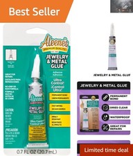 Versatile Jewelry  Metal Glue - 0.7 oz Permanent Waterproof Clear Gel Adhesive