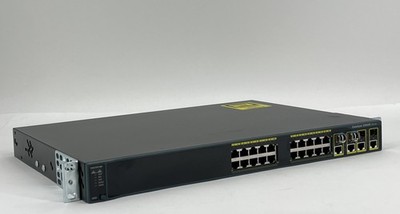 Cisco Systems Catalyst 2960G WS-C2960G-24TC-L Switch + Rackhalterungen