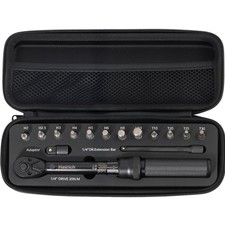 Fahrrad Drehmomentschlüssel 1/4 Zoll, 15-teilig Set, 2-20 Nm, Torx, Innensech...