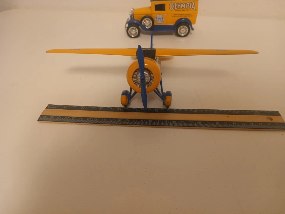 Liberty Classics Olympia Beer Airplane Vega Ford Model A Coin Bank 1/25 Lot Of 2 - Image 2 of 4