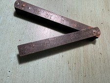Vintage LUFKIN RULE CO. No. 1176 Vintage RULER Measuring Tape ZigZag Folding 72"