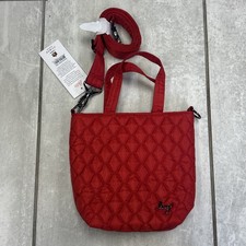 LUG TIP TOE CROSSBODY BAG in Poppy Red New