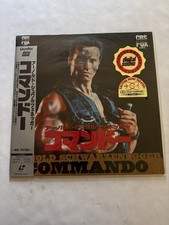 Commando Laserdisc Japan SF078-1191 Arnold Schwarzenegger SEALED