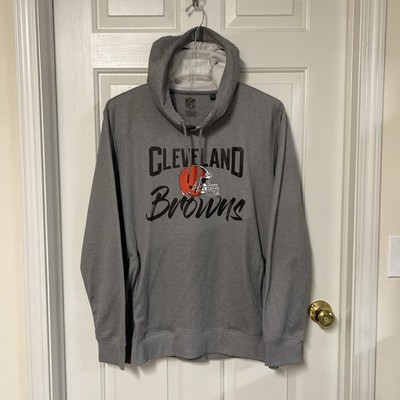 Cleveland Browns NFL Hoodie Mens Size XL Grey Pullover Sweatshirt Football