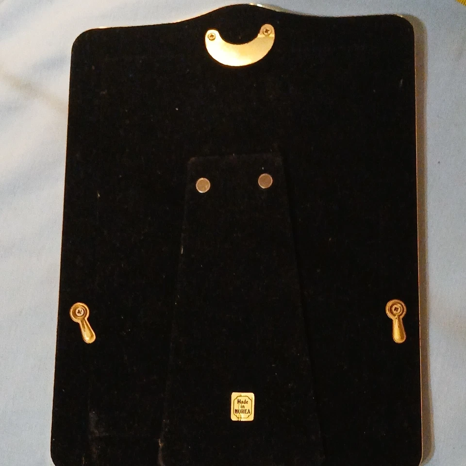 Фоторамка Carr International 5 дюймов x 7 дюймов сплошная латунь отдельно стоящая или подвесная - Изображение 4 из 4