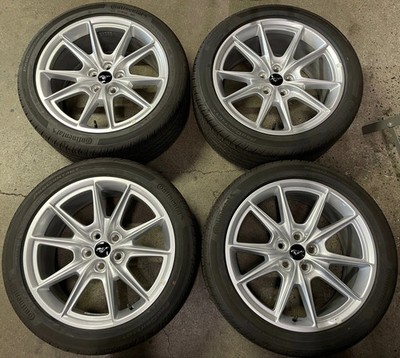2025 Ford Mustang GT Factory 19 Wheels Tires Rims Silver OEM