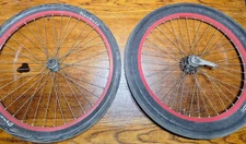 Vintage Dyno GT Deuce 26 Inch Beach Crusier Bike Wheel Set (USED, NO RETURNS)