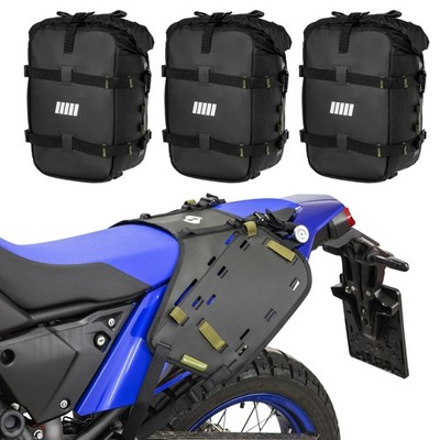 SCHNORR BagHub Compatible Yamaha Ténéré 700 3x BumberBag 54L Luggage Bag