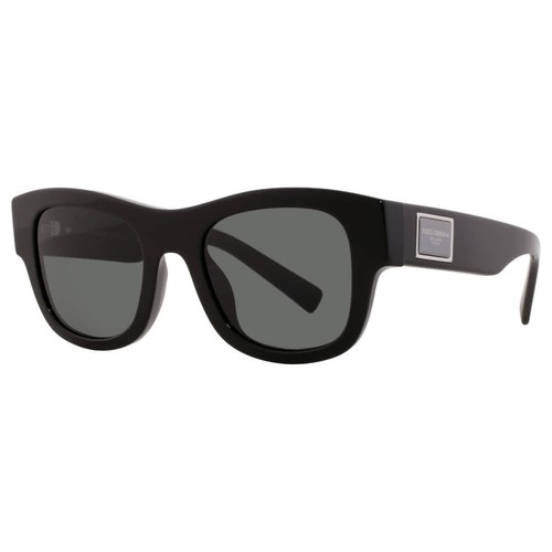 Dolce and Gabbana Dark Grey Square Men's Sunglasses DG4509 501/87 50