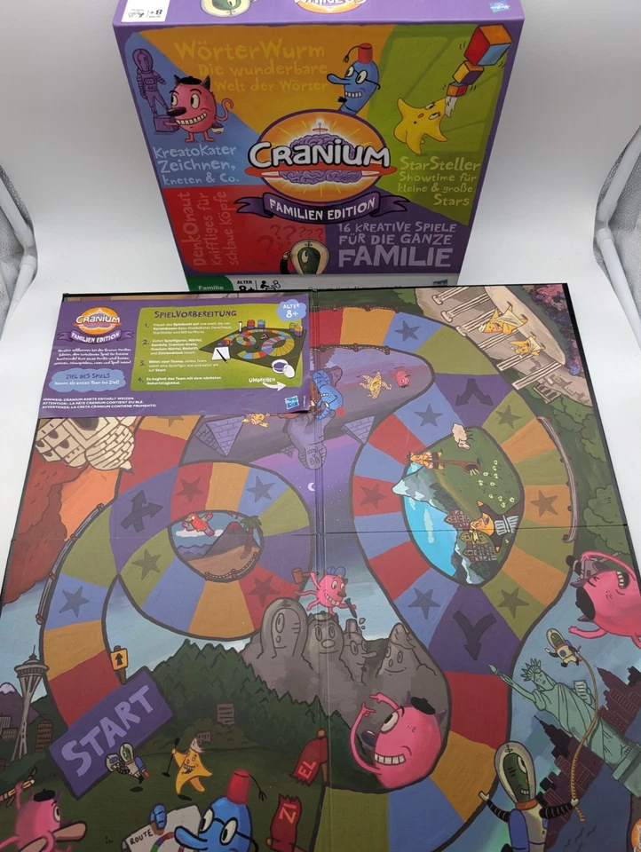 Cranium Familien Edition Hasbro Brettspiel Gesellschaftsspiel mit Frischer Knete - Bild 3 von 4