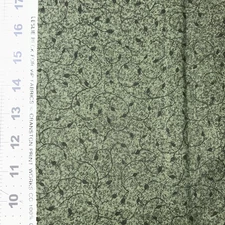 Green Vines VIP Cranston Leslie Beck Cotton Fabric 1/2 Yard (18” By 43”) New