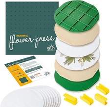 GSM Brands Microwave Flower Press Kit for Drying Leaf, Plant, and Flowers 10...