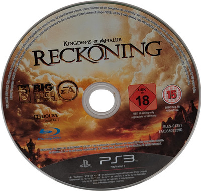 Kingdoms Of Amalur Reckoning PlayStation 3 PS3 Spiel Nur Disc Guter Zustand