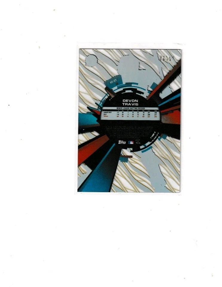 Bowman Hi Tek Devon Travis RC #ed 32/35!! NM+ Condition Combined Shipping Availa - Image 2 of 2