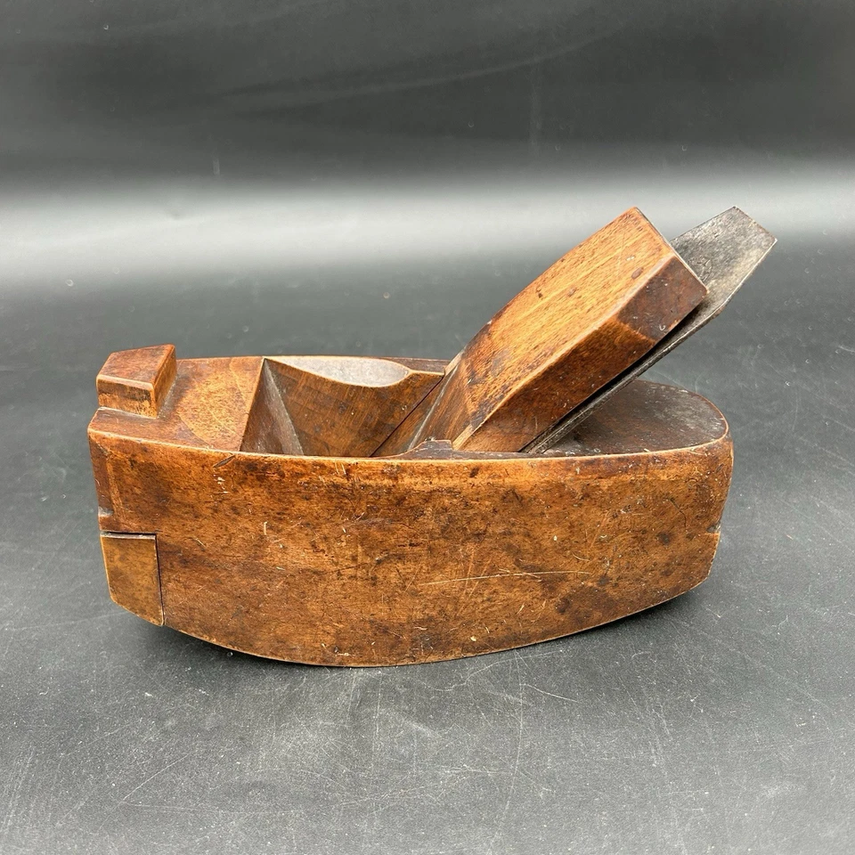 Antique J. Watkins Budd London Adjustable Compass Plane Cast Steel - Image 3 of 4