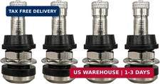 4pcs Tr416 Metal Valve Stems High-pressure Car Tire Valve Stems Brass Rubber C