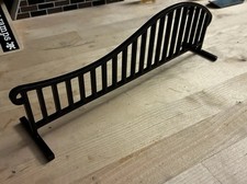 Black wave fingerboard rail by close up