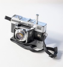 Voigtlander Vitessa 35mm film camera w bellows F2 50mm lens