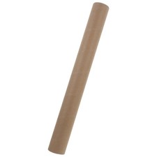 Brown Kraft Paper Poster Tube with Cap for Document Storage and Shipping
