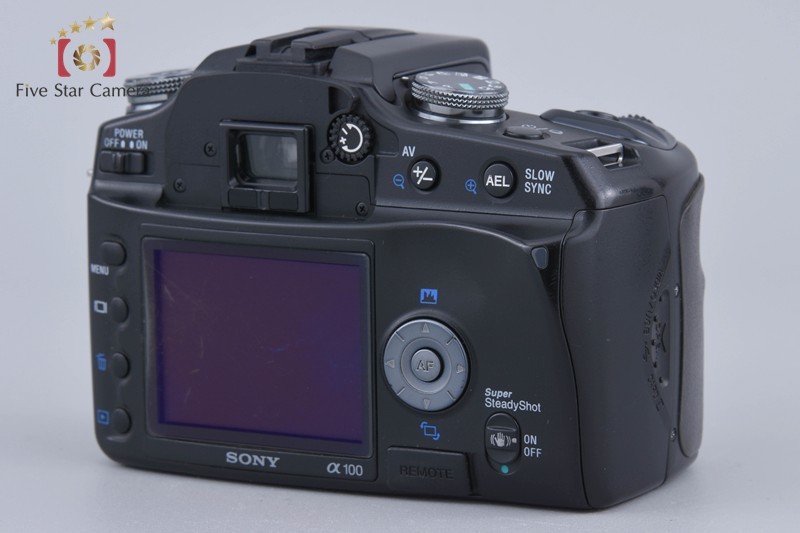 Sony α100 DSLR-A100 Black Digital SLR Camera (Japanese Language