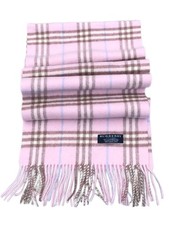 Burberry Schal rosa Lammwolle
