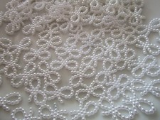 100 pearls white half pearls round decorative pearls wax pearls NDE