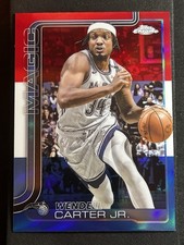 2025-26 Topps Chrome - Wendell Carter Jr. #113 Red White & Blue Refractor